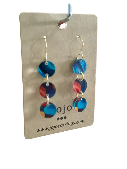 Jojobee Artsy  Earrings Print E