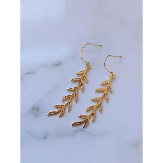 Jojobee Falling Leaf Earrings