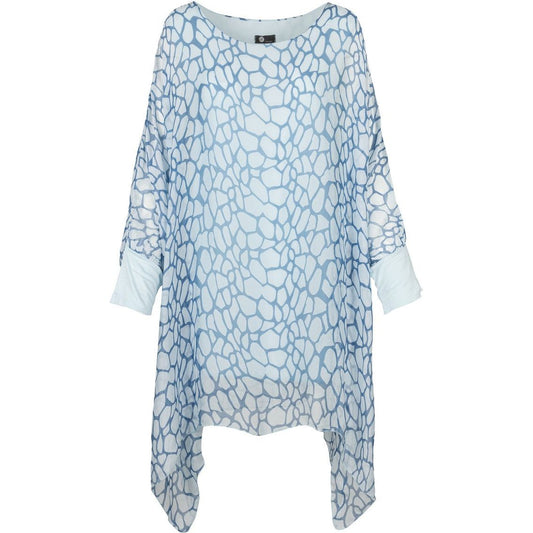 Woven Knitted Long Sleeve Tunic by M