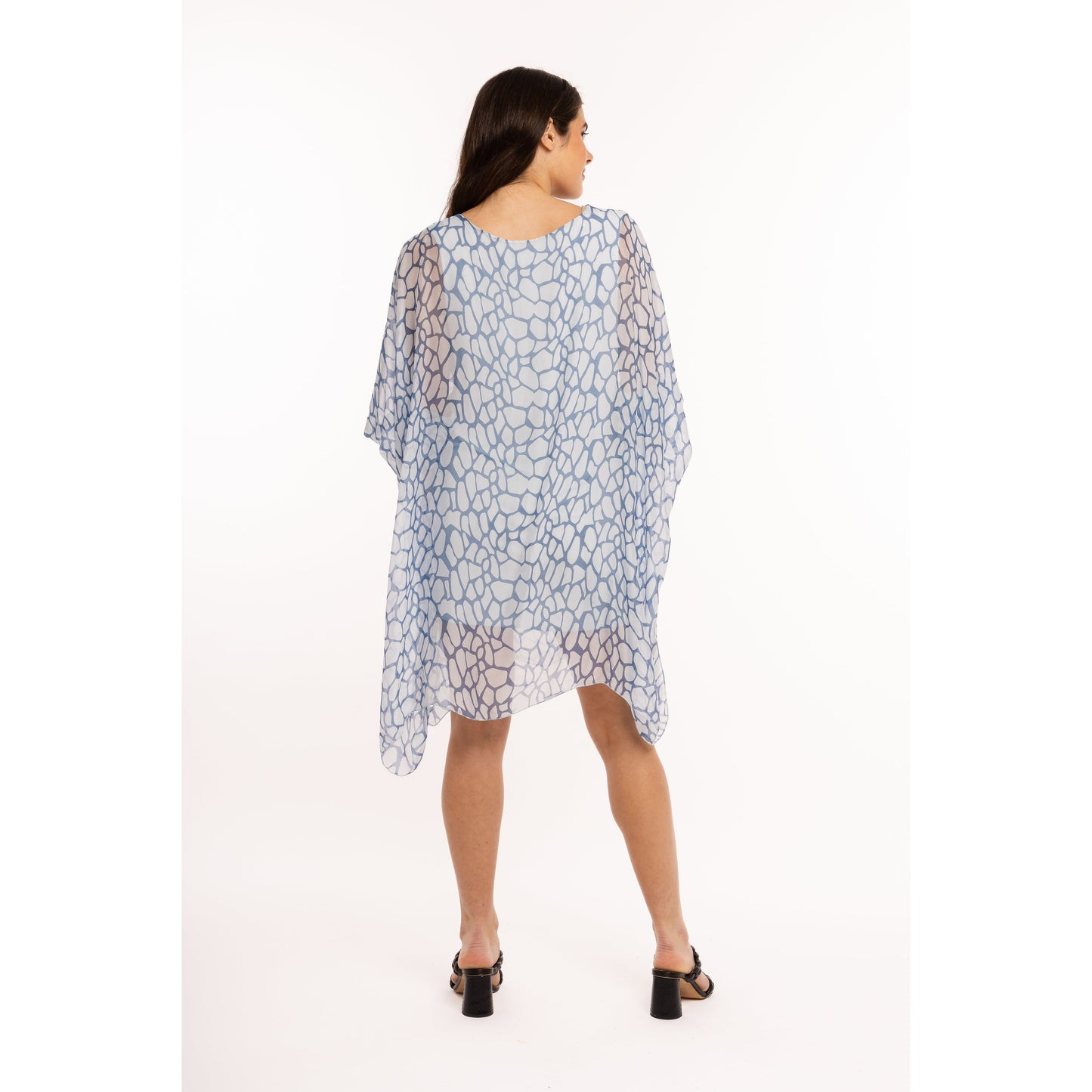 Woven Knitted Long Sleeve Tunic by M