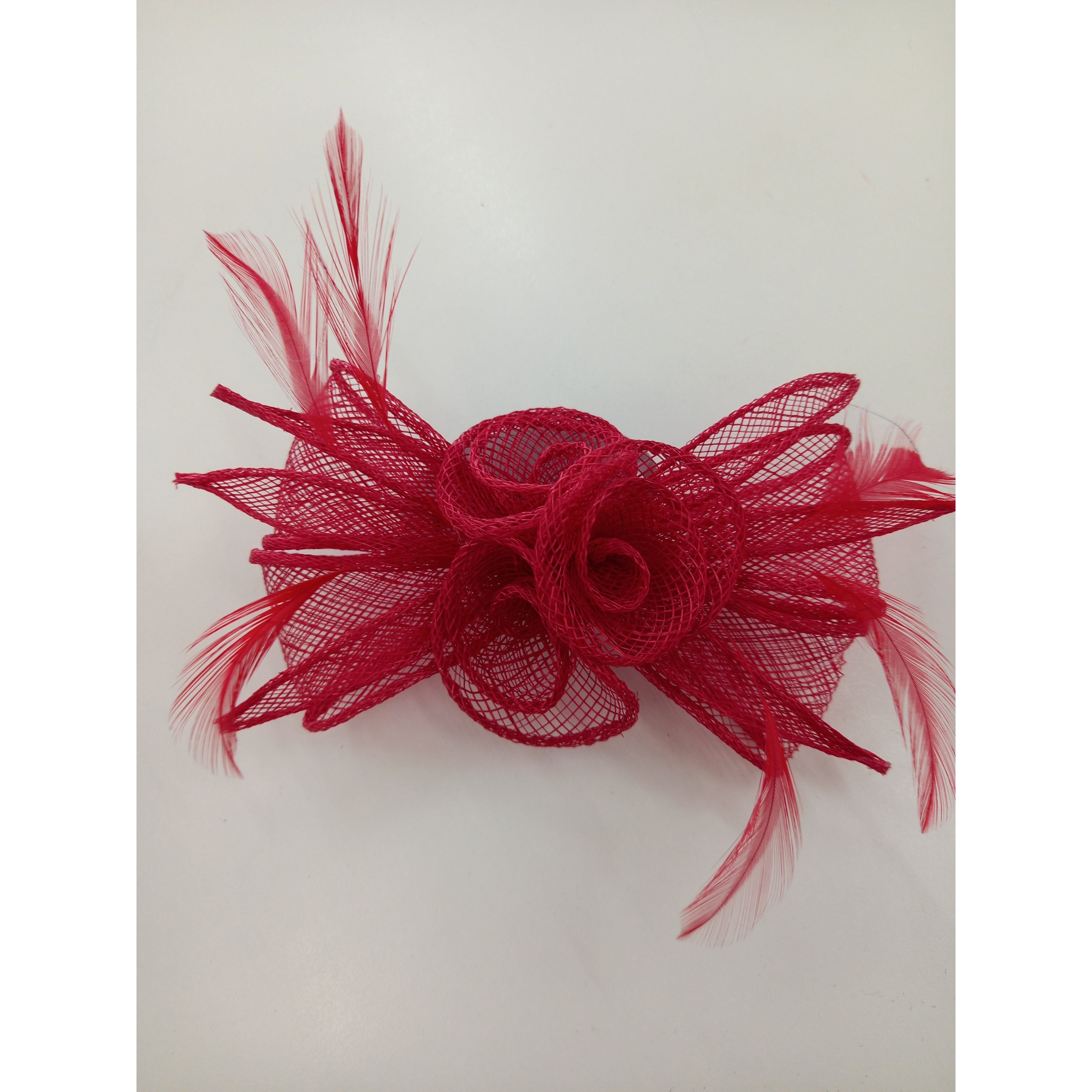 Fascinator Small Bow & Feather