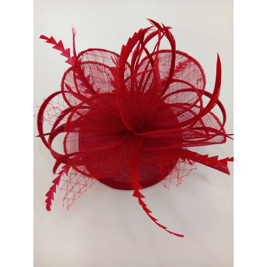Fascinator Medium Red