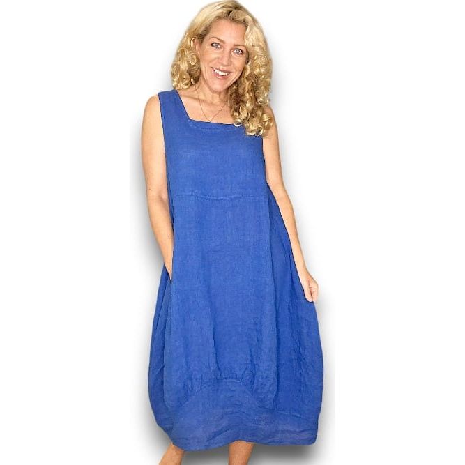 Helga May Plain Maxi Tank Dress