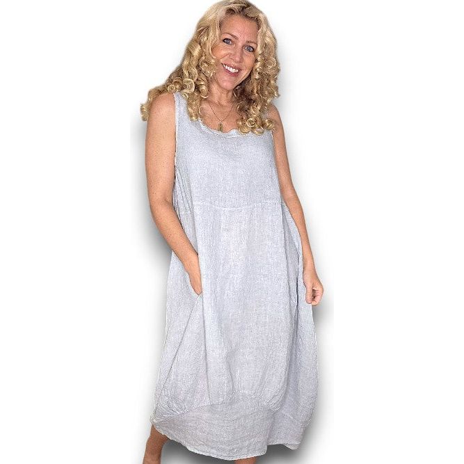 Helga May Plain Maxi Tank Dress