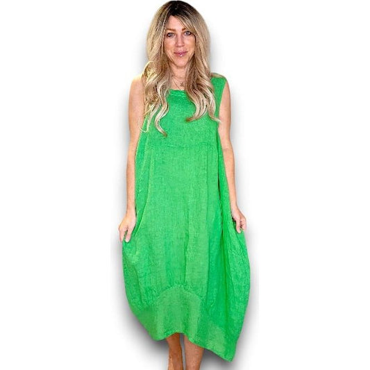 Helga May Plain Maxi Tank Dress