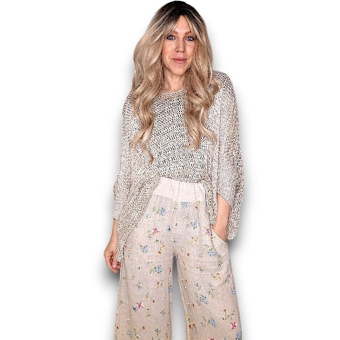 Helga May Crew Neck Boxy Knit