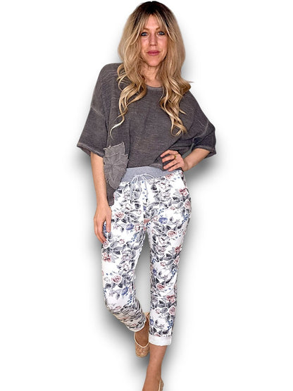Cornelia Bouquet Rose Jogger
