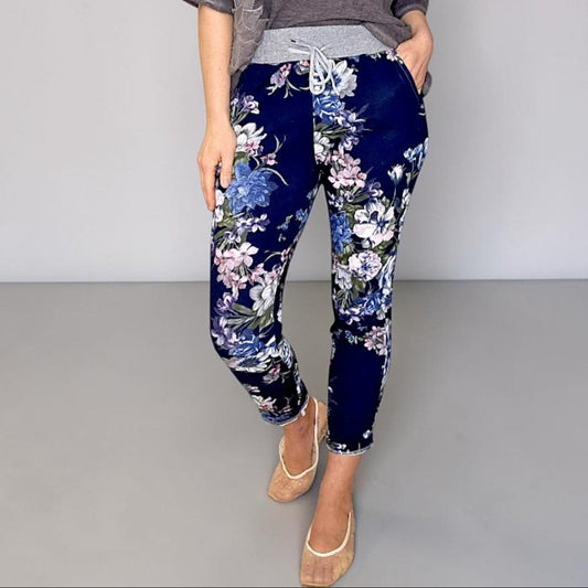 Cornelia  Navy Bouquet Jogger