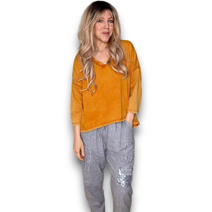 Poet Front Pocket Mid Sleeve Tee