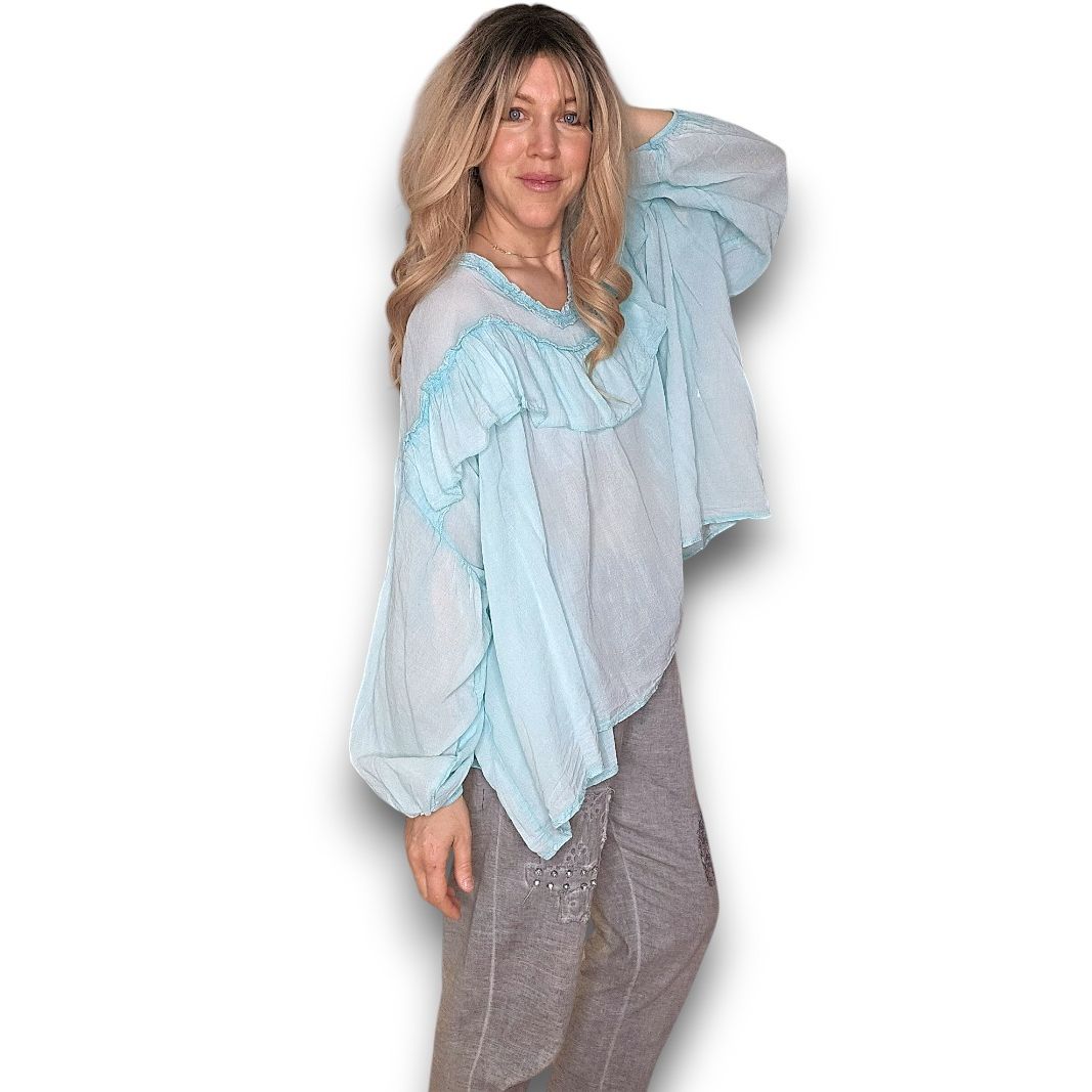 Helga May Frill Balloon Tunic