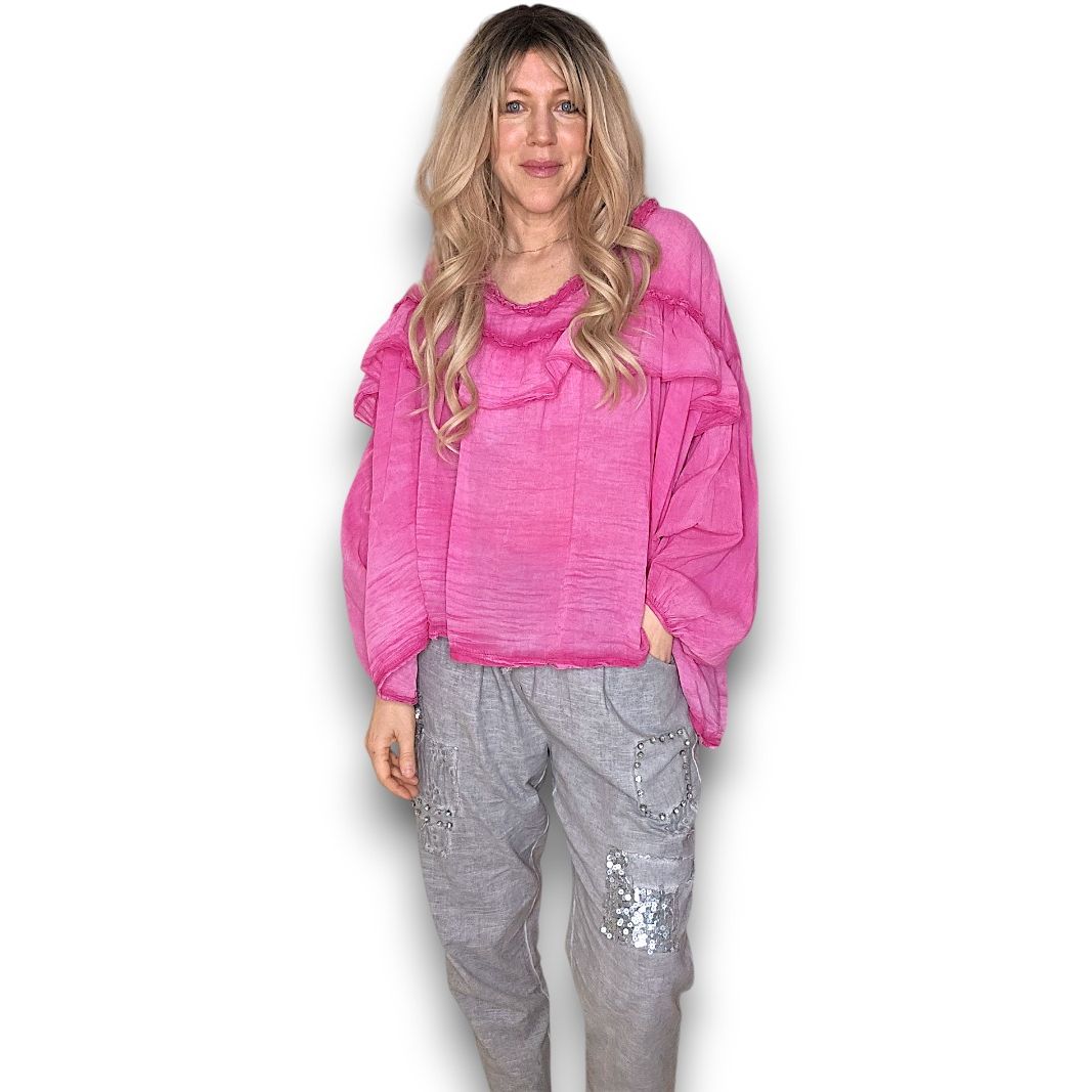 Helga May Frill Balloon Tunic