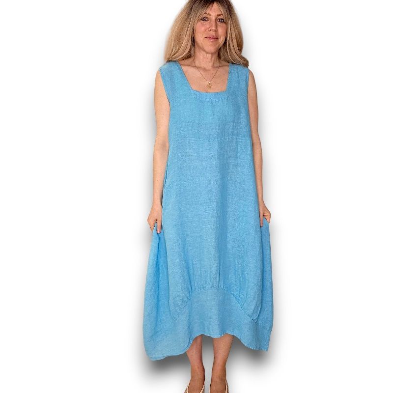 Helga May Plain Maxi Tank Dress