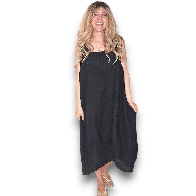 Helga May Plain Maxi Tank Dress