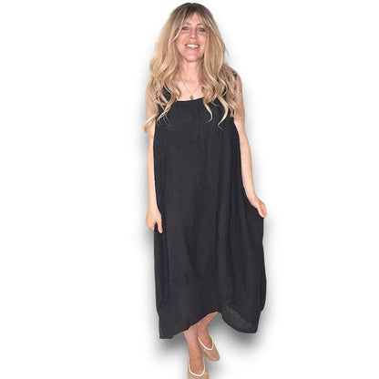 Helga May Plain Maxi Tank Dress