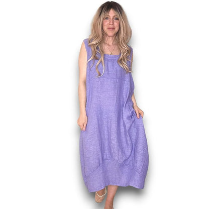 Helga May Plain Maxi Tank Dress