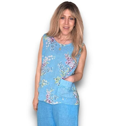 Rosie Linen Tank Top