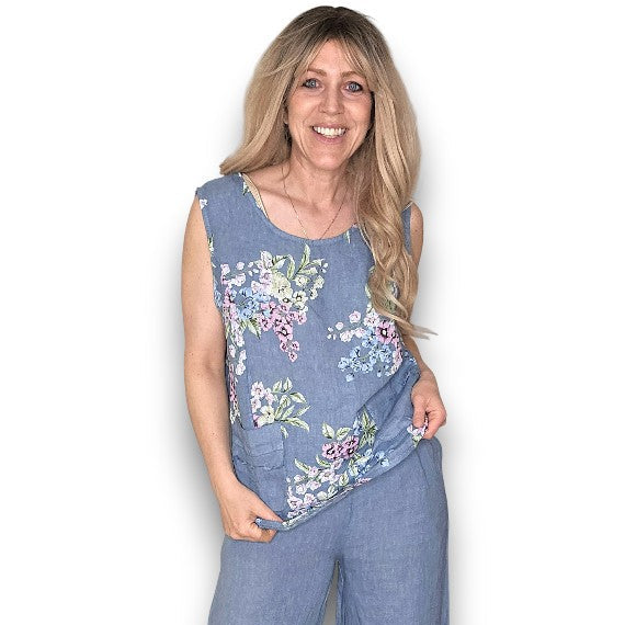Rosie Linen Tank Top