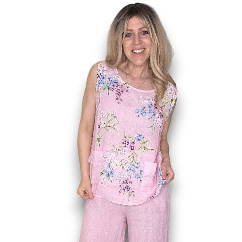 Rosie Linen Tank Top