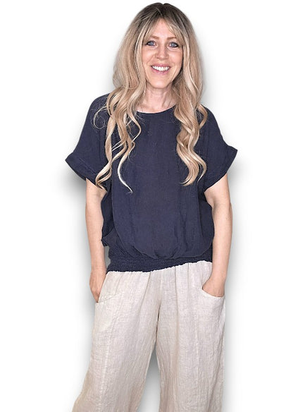 Helga May Split Back River Tee