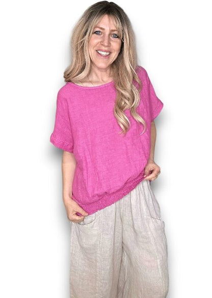 Helga May Split Back River Tee