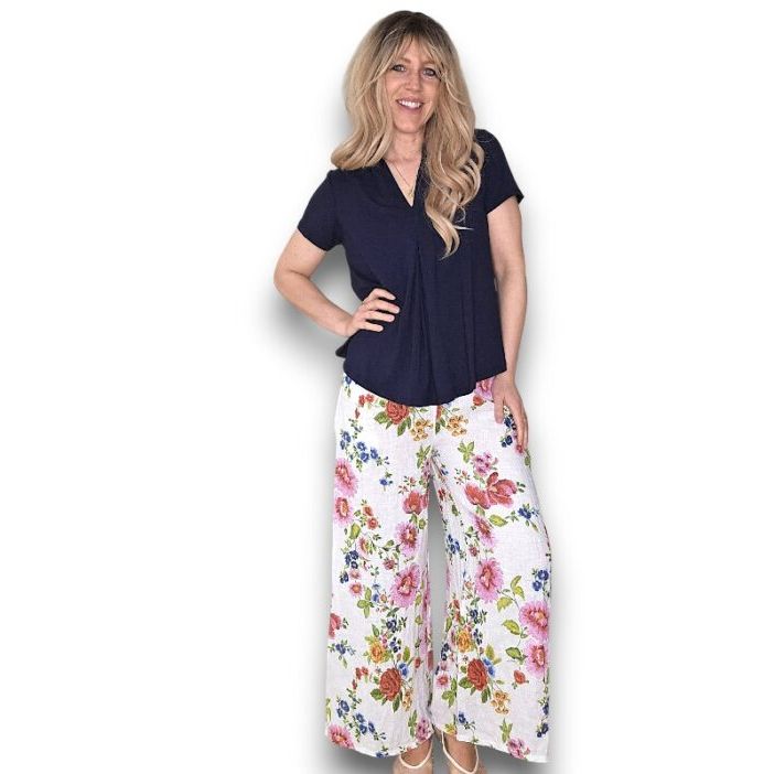 Palazzo Doily Rose Pant