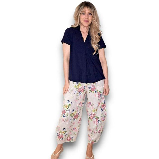 Helga May Wild Daisy Barrel Pant