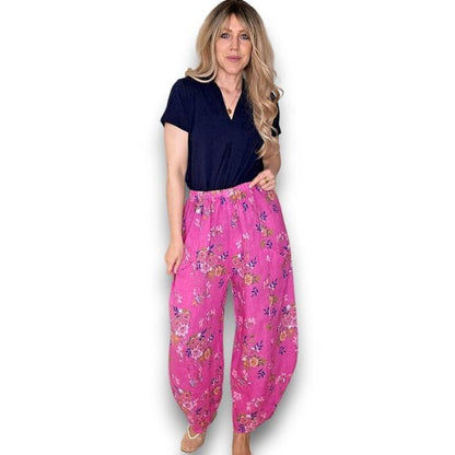 Helga May Wild Daisy Barrel Pant