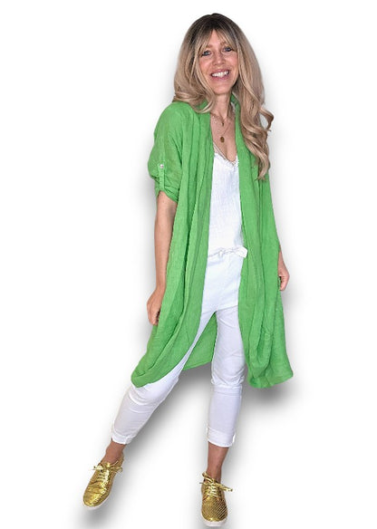 Helga May Linen Cover Up