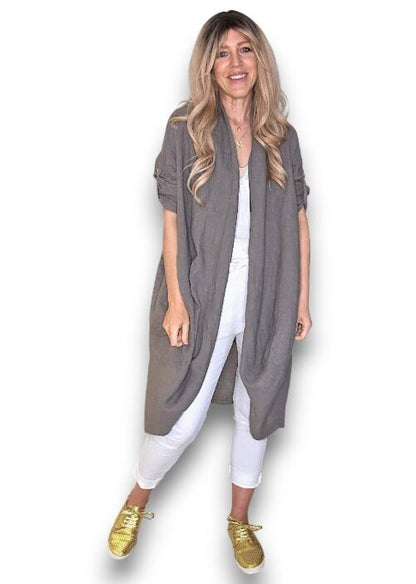 Helga May Linen Cover Up
