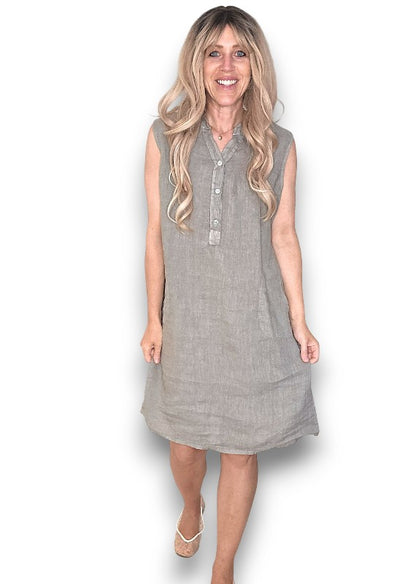 Helga May Coastal Midi Tank Dress