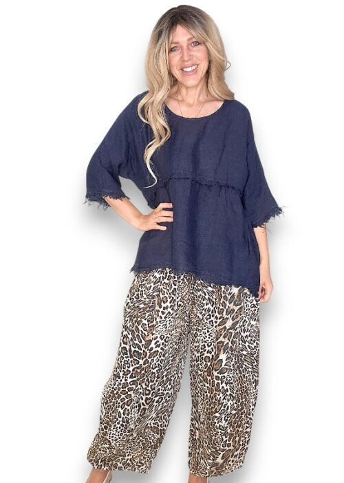 Helga May La Mer Fray Tunic