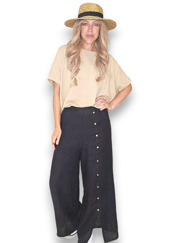 Front Row Button Sailor Pant