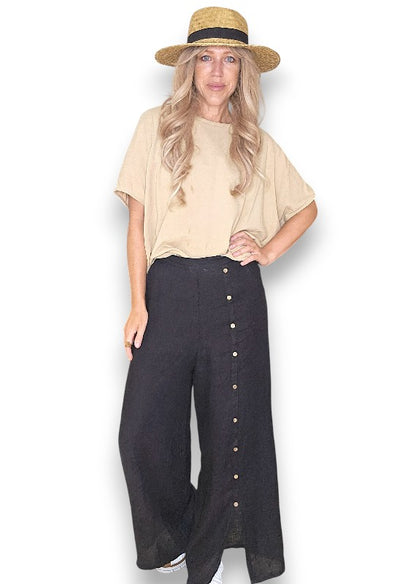 Front Row Button Sailor Pant