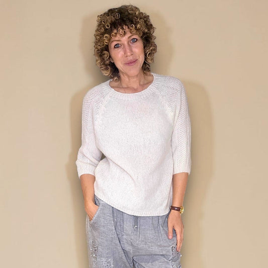 Crewneck Mohair Blend Sweater