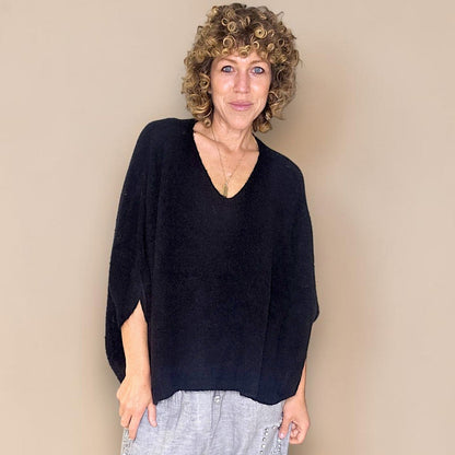 Alpaca Blend Batsleeve Knit