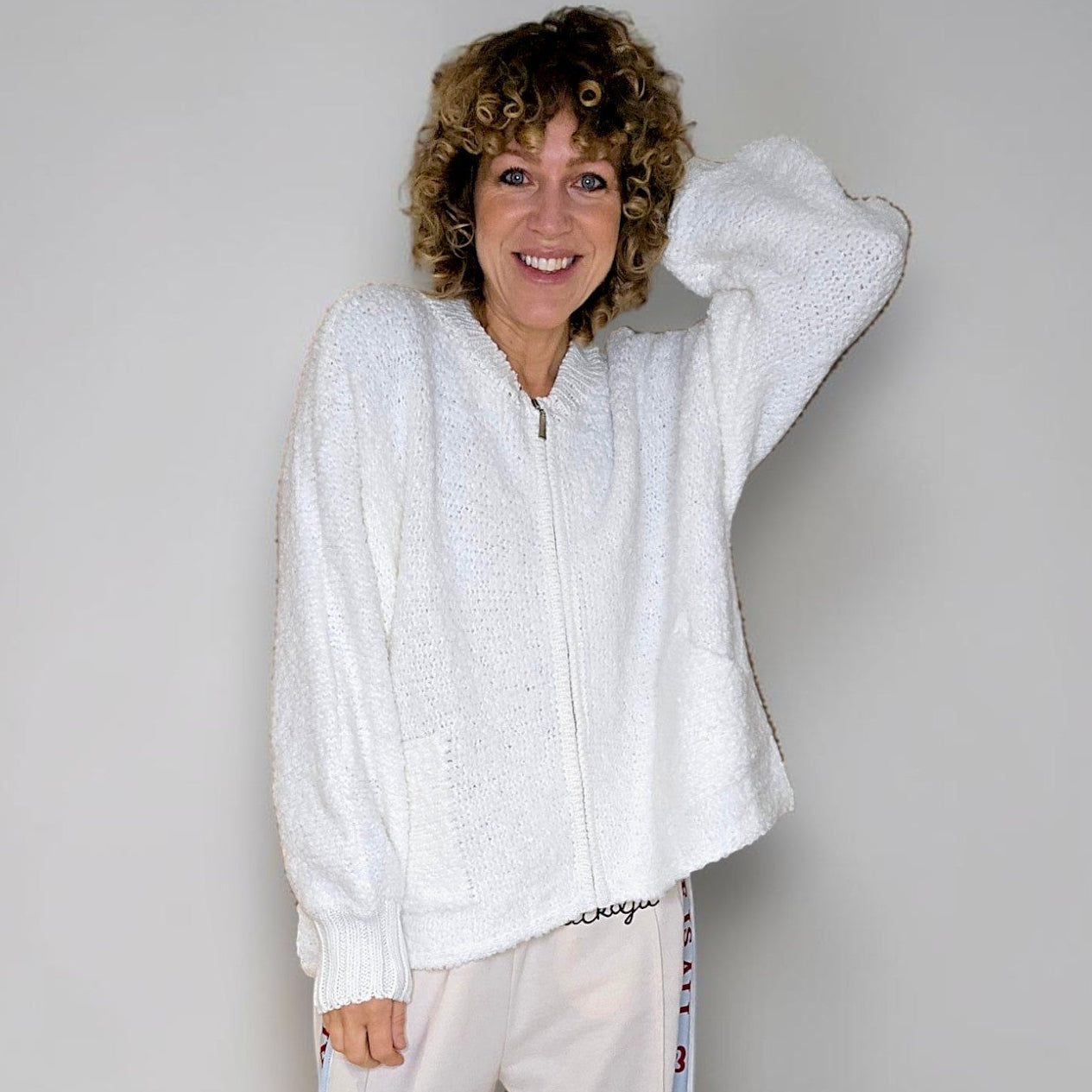 Helga May Chenille Zip Jacket
