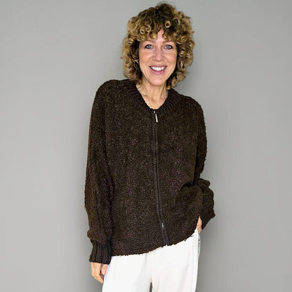 Helga May Chenille Zip Jacket