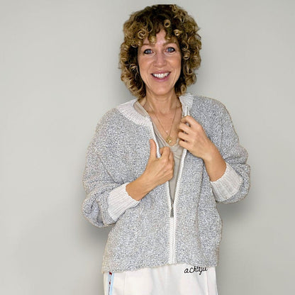Helga May Chenille Zip Jacket