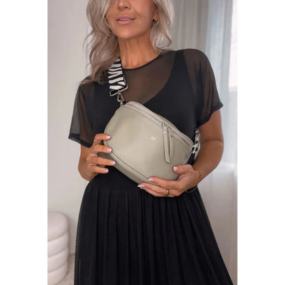 Lemon Tree Dani Leather Bag-Khaki