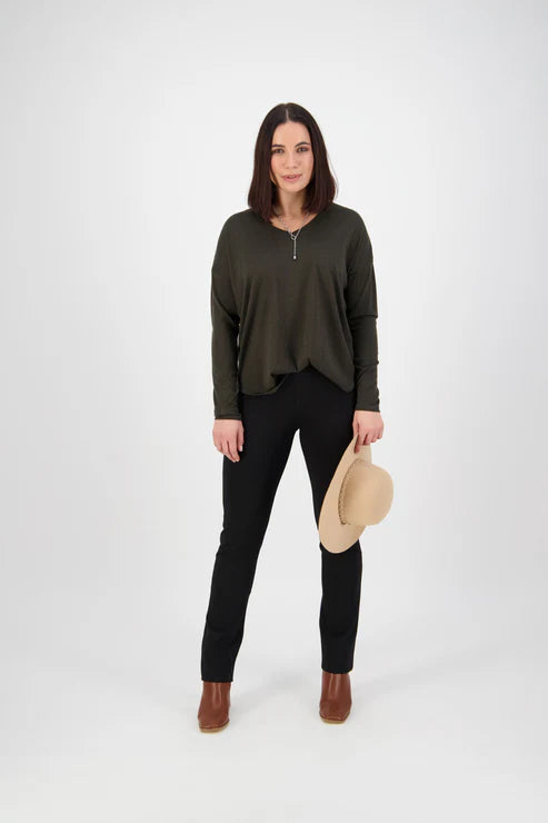 SLIM Leg F/L Pull On Ponti 234
