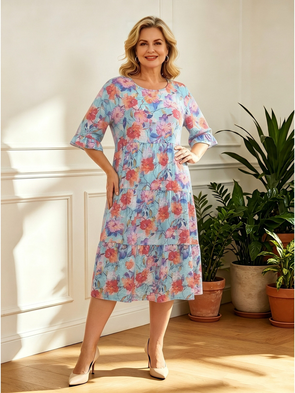 Glam Cotton Dress 2607-1