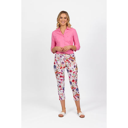 SKINNY Printed Leg 7/8 Pull On 271LW