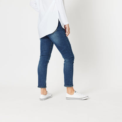 Pull On Ripped Jeans