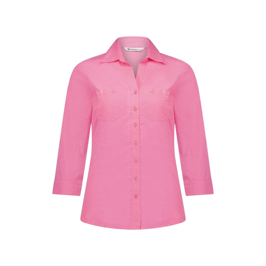 VASS Plain Button Up Shirt 4032