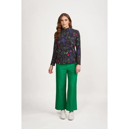 VASS L/S Top w High Neck 4344