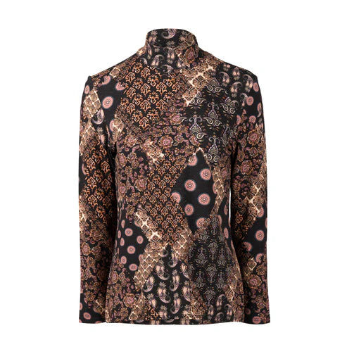 VASS L/S Top w High Neck 4344