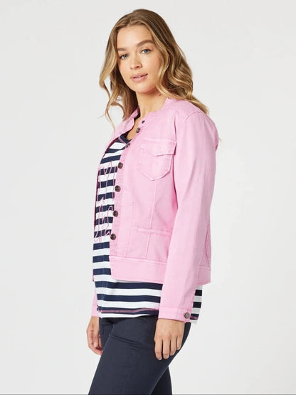 Maggie Flamingo Denim Jacket T44017