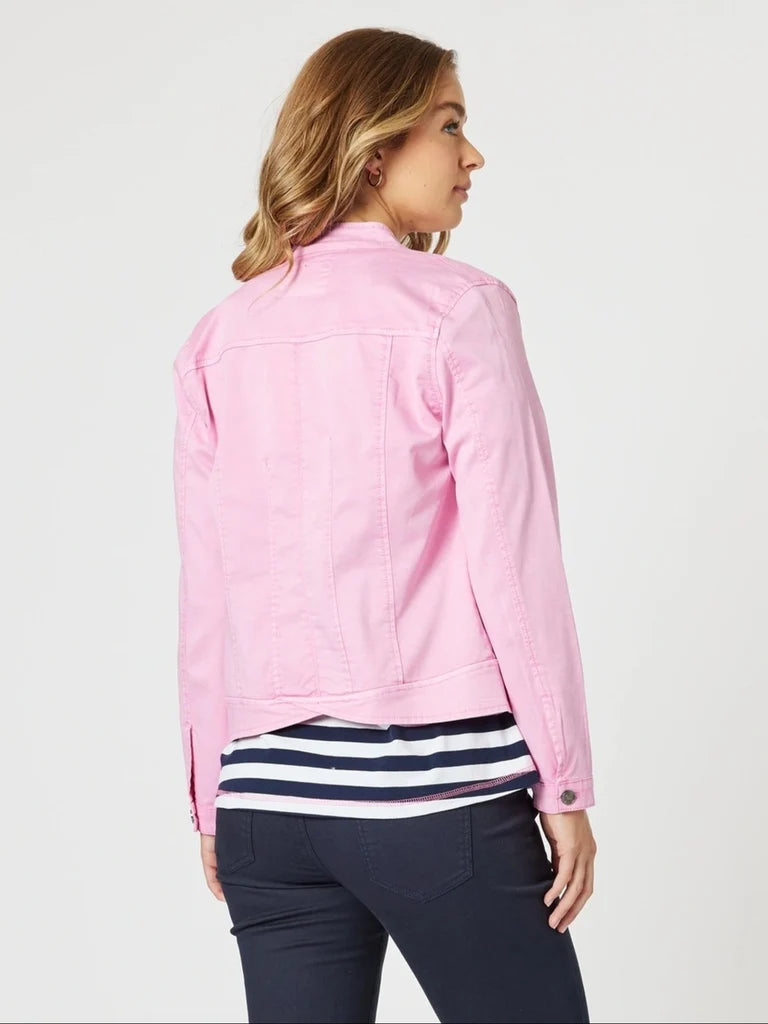 Maggie Flamingo Denim Jacket T44017
