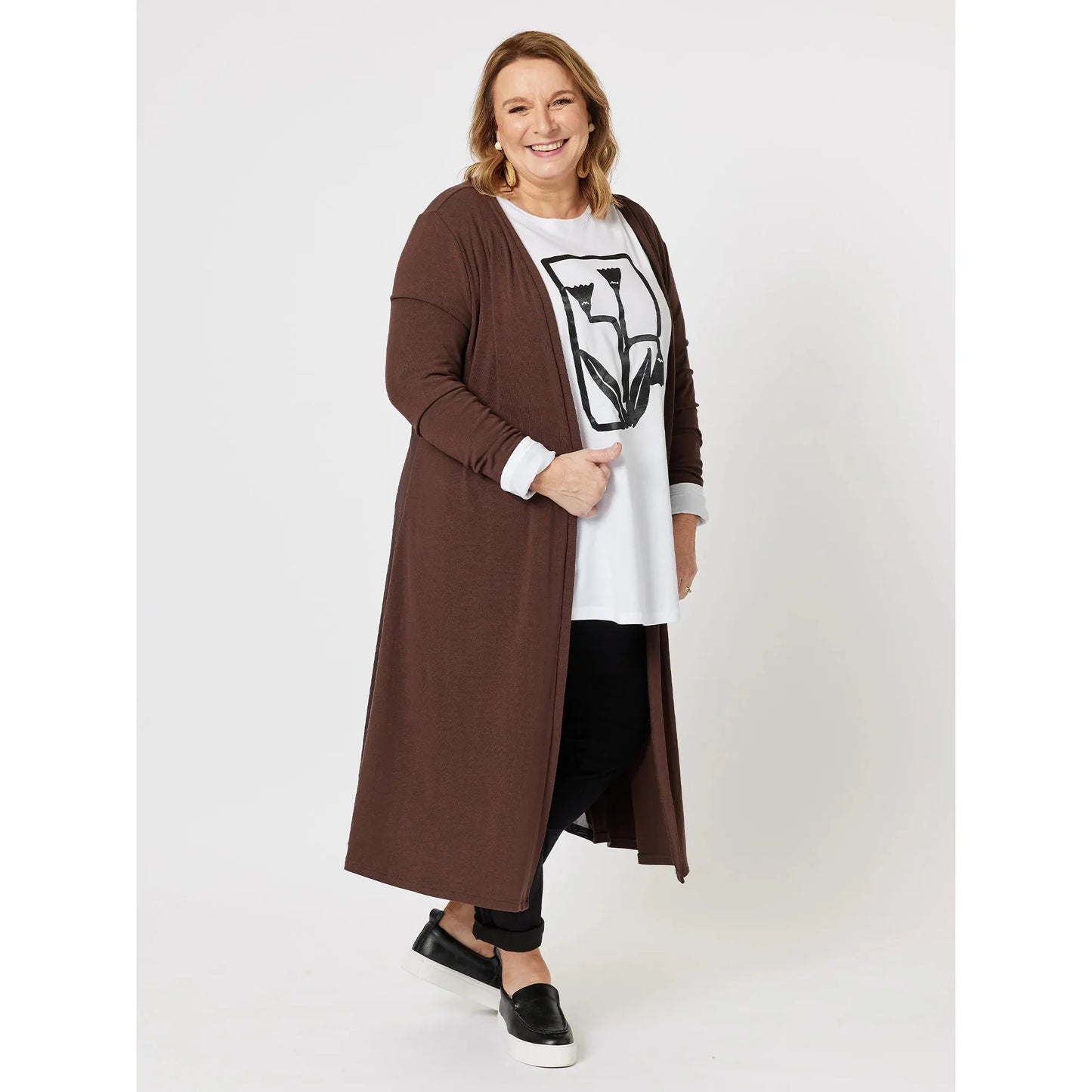 Juli Long Line Cardigan C44426