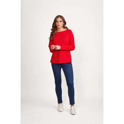 VASS L/S Boat Neck Top 4472